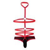 Schwarz/roter Body-Harness RAV114 von Cut4Men | Fesselliebe.de