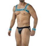 Schwarz/türkises Jockstrap-Set RAV115 von Cut4Men | Fesselliebe.de
