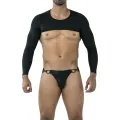 Schwarzes Jockstrap-Set RAV117 von Cut4Men
