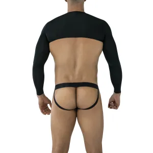 Schwarzes Jockstrap-Set RAV117 von Cut4Men