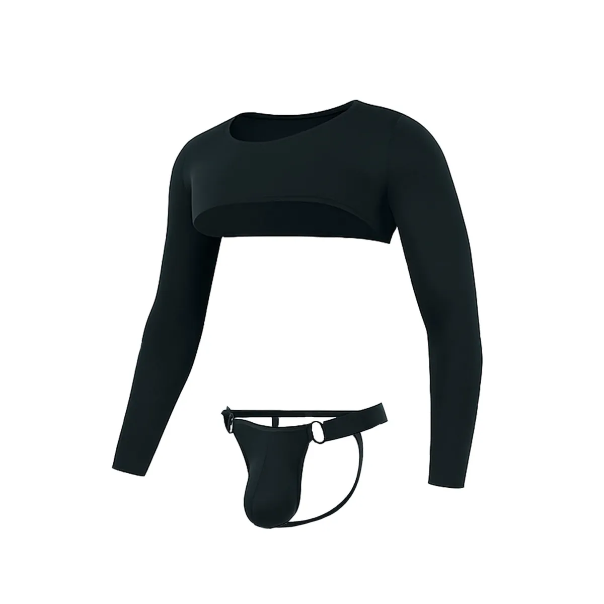 Schwarzes Jockstrap-Set RAV117 von Cut4Men | Fesselliebe.de