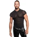 Feinnetz Polo-Shirt H082 von Noir Handmade Kink Royal Collection