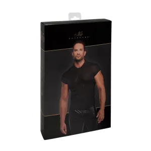 Feinnetz Polo-Shirt H082 von Noir Handmade Kink Royal Collection