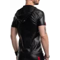 Herren Kapuzen T-Shirt RMEttore001 schwarz von Regnes Fetish Planet