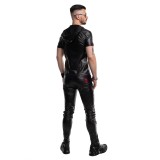 Herren Kapuzen T-Shirt RMEttore001 schwarz von Regnes Fetish Planet | Fesselliebe.de