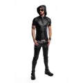 Herren Kapuzen T-Shirt RMEttore001 schwarz von Regnes Fetish Planet