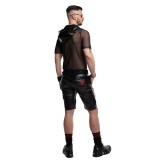 Herren Kaputzen T-Shirt RMIvo001 schwarz von Regnes Festish Planet | Fesselliebe.de