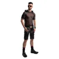 Herren Kaputzen T-Shirt RMTito001 schwarz von Regnes Festish Planet