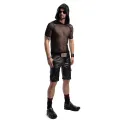 Herren Kaputzen T-Shirt RMTito001 schwarz von Regnes Festish Planet
