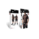Herren Kaputzen T-Shirt RMTito001 schwarz von Regnes Festish Planet | Fesselliebe.de
