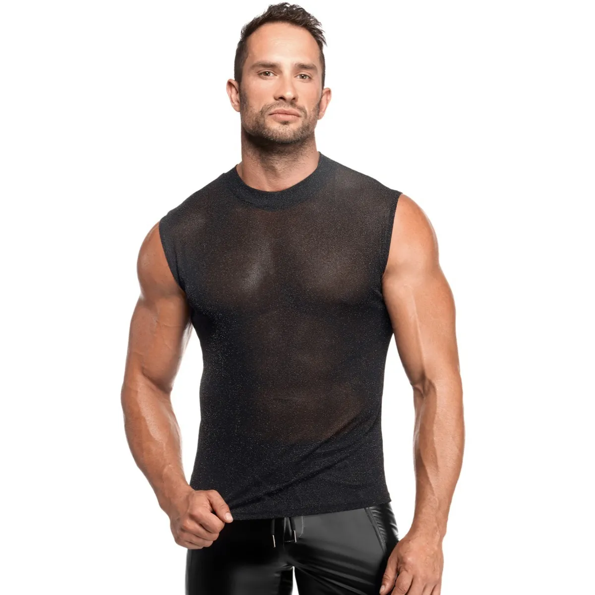 Feinnetz Tank Top H083 von Noir Handmade Kink Royal Collection | Fesselliebe.de