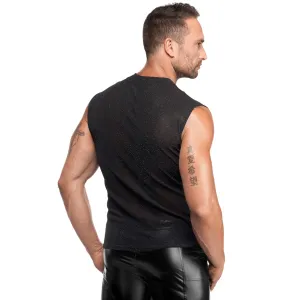 Feinnetz Tank Top H083 von Noir Handmade Kink Royal Collection