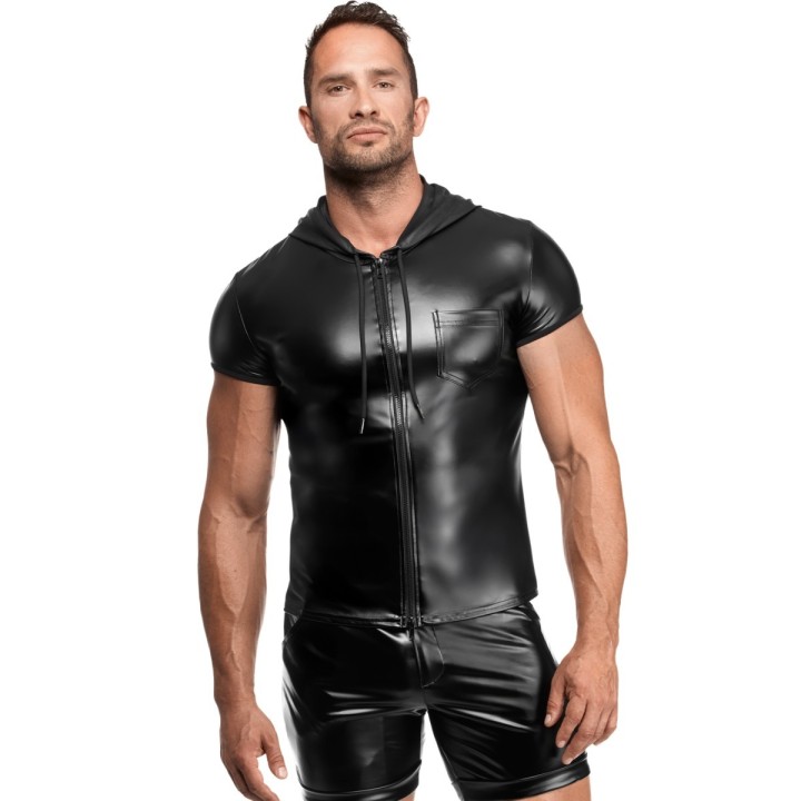 Herren Kapuzen Hemd H085 von Noir Handmade Kink Royal Collection | Fesselliebe.de