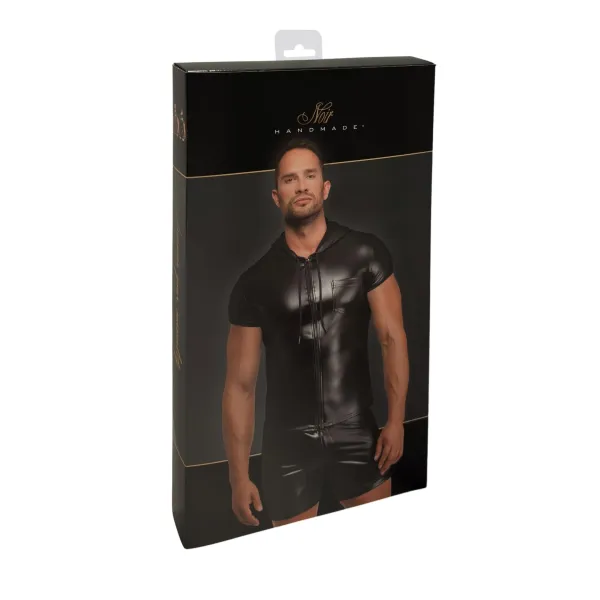 Herren Kapuzen Hemd H085 von Noir Handmade Kink Royal Collection | Fesselliebe.de