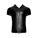 Herren Kapuzen Hemd H085 von Noir Handmade Kink Royal Collection | Fesselliebe.de