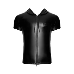 Herren Kapuzen Hemd H085 von Noir Handmade Kink Royal Collection