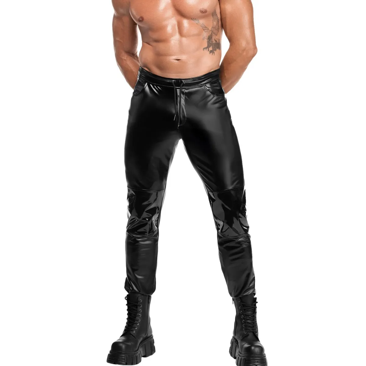 Schwarze Herrenhose Rogue H087 von Noir Handmade Kink Royal Collection | Fesselliebe.de