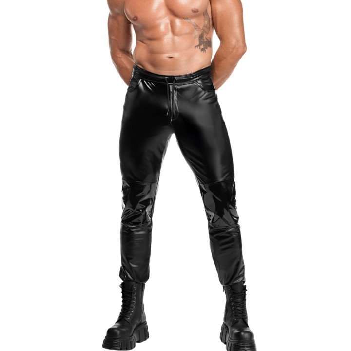 Schwarze Herrenhose Rogue H087 von Noir Handmade Kink Royal Collection | Fesselliebe.de