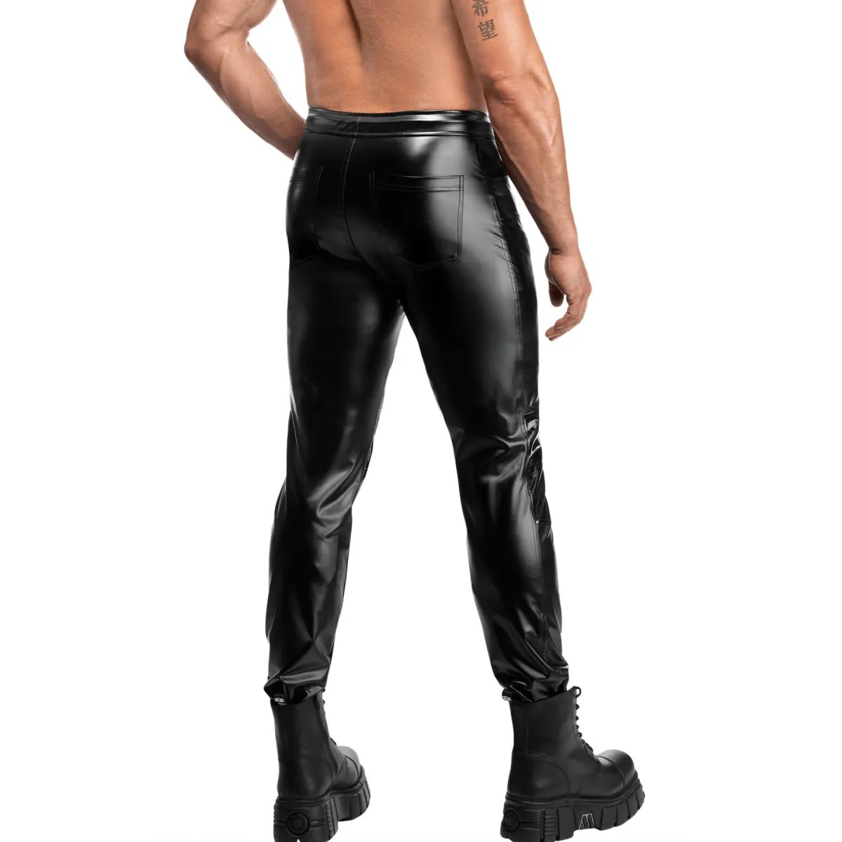 Schwarze Herrenhose Rogue H087 von Noir Handmade Kink Royal Collection | Fesselliebe.de