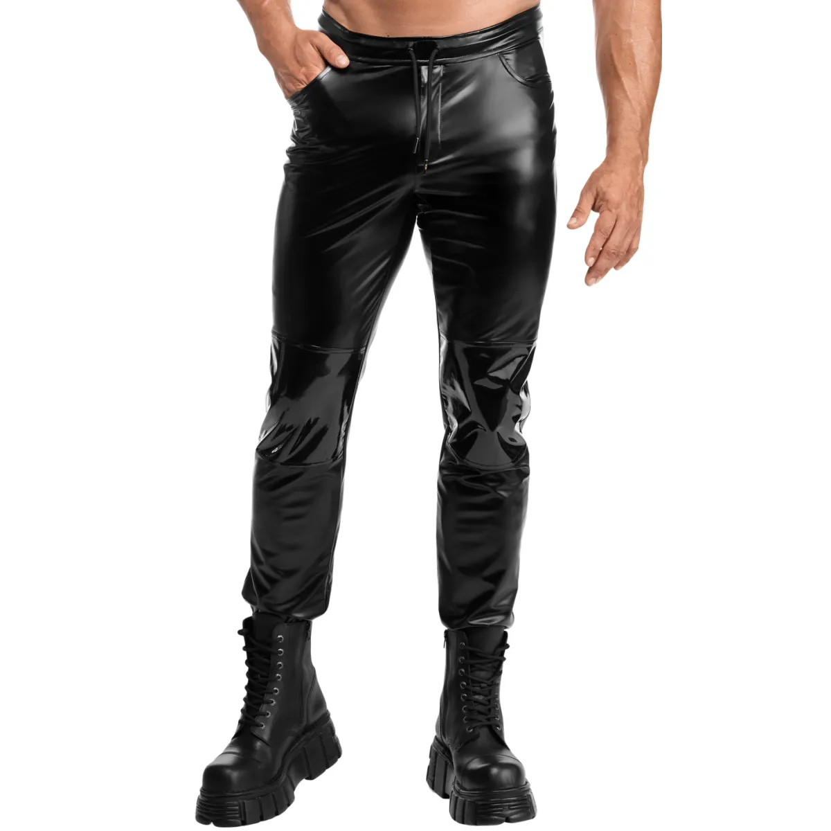 Schwarze Herrenhose Rogue H087 von Noir Handmade Kink Royal Collection | Fesselliebe.de