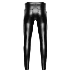 Schwarze Herrenhose Rogue H087 von Noir Handmade Kink Royal Collection