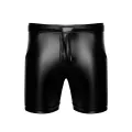 Schwarze Shorts Rogue H088 von Noir Handmade Kink Royal Collection