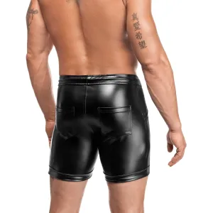 Schwarze Shorts Rogue H088 von Noir Handmade Kink Royal Collection