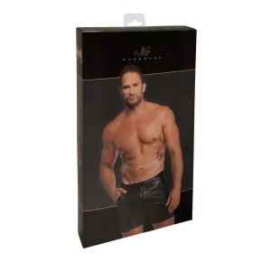 Schwarze Shorts Rogue H088 von Noir Handmade Kink Royal Collection