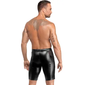 Schwarze Shorts Onyx Hybrid H089 von Noir Handmade Kink Royal Collection