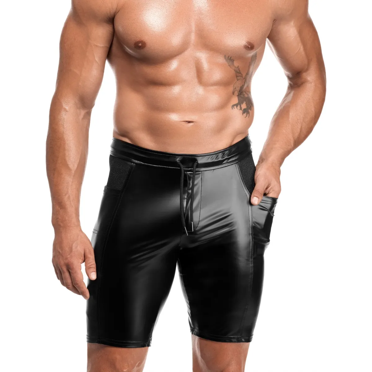 Schwarze Shorts Onyx Hybrid H089 von Noir Handmade Kink Royal Collection | Fesselliebe.de