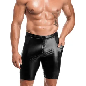Schwarze Shorts Onyx Hybrid H089 von Noir Handmade Kink Royal Collection