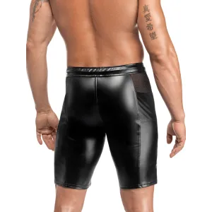 Schwarze Shorts Onyx Hybrid H089 von Noir Handmade Kink Royal Collection