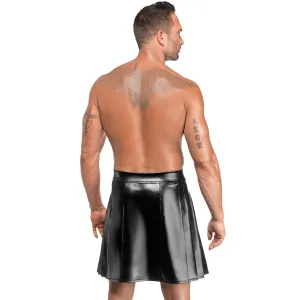 Schwarzer Herren Rock Valor H090 von Noir Handmade Kink Royal Collection