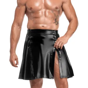 Schwarzer Herren Rock Valor H090 von Noir Handmade Kink Royal Collection