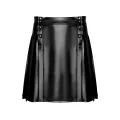 Schwarzer Herren Rock Valor H090 von Noir Handmade Kink Royal Collection