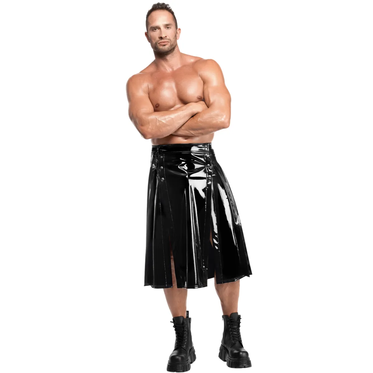 Langer Herren Lack Rock Empire H091 by Noir Handmade Kink Royal Collection | Fesselliebe.de