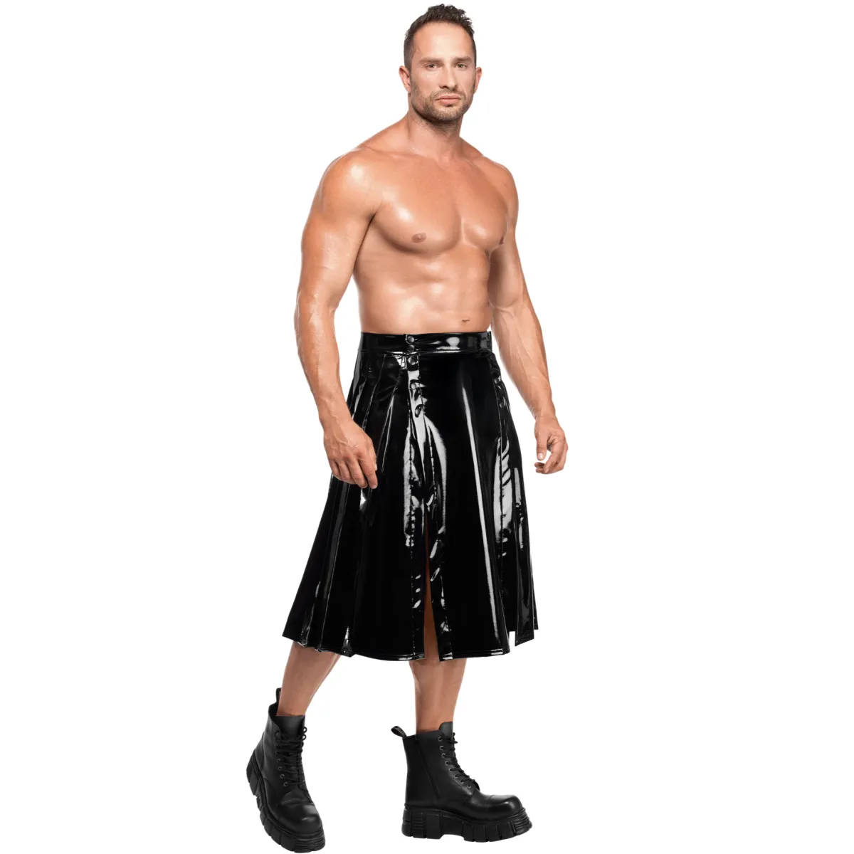 Langer Herren Lack Rock Empire H091 by Noir Handmade Kink Royal Collection | Fesselliebe.de