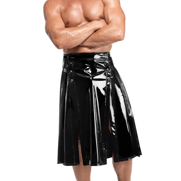 Langer Herren Lack Rock Empire H091 by Noir Handmade Kink Royal Collection | Fesselliebe.de