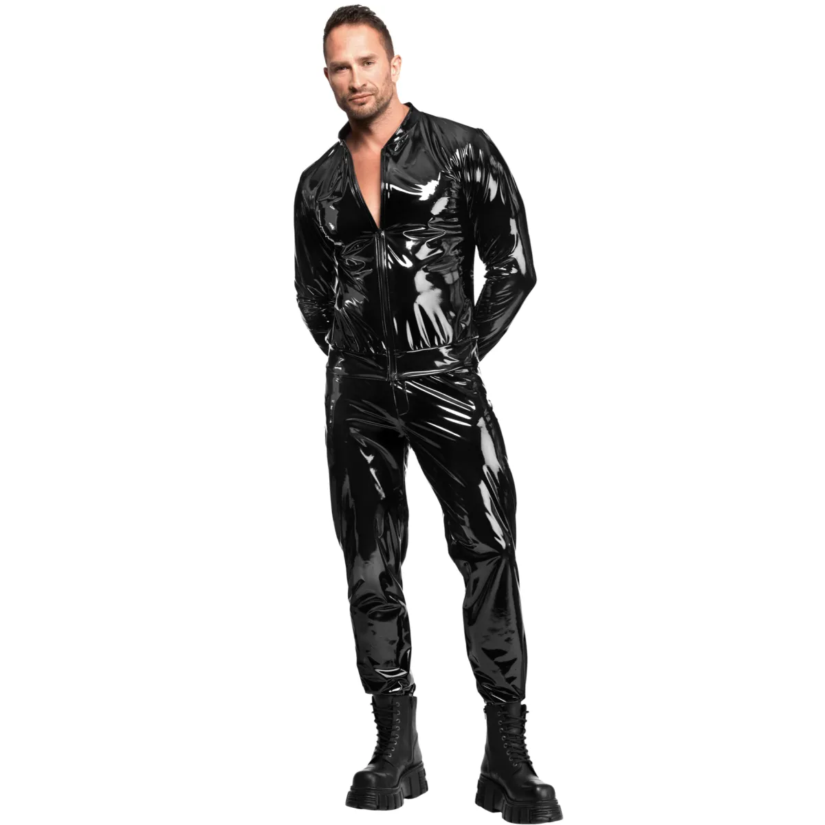 Schwarze Lack Hose Voltage H093 von Noir Handmade Kink Royal Collection | Fesselliebe.de