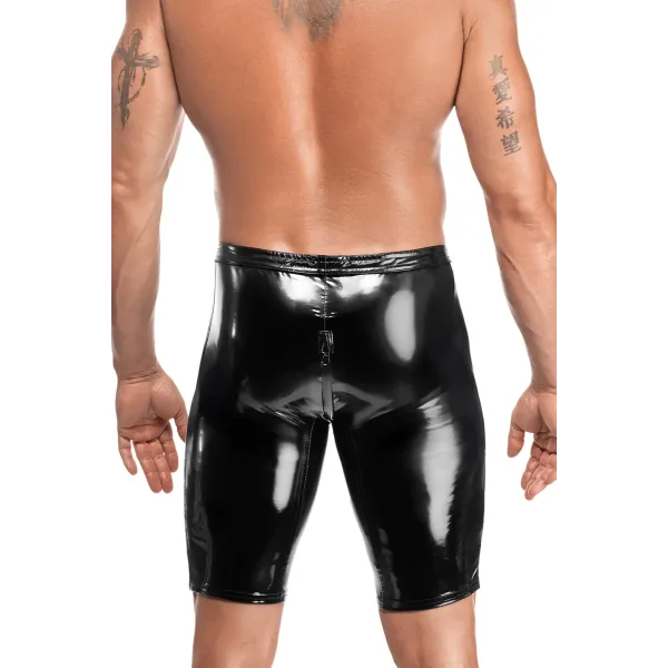 Schwarze Lack Shorts Voltage H094 von Noir Handmade Kink Royal Collection | Fesselliebe.de