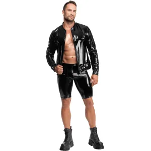 Schwarze Lack Shorts Voltage H094 von Noir Handmade Kink Royal Collection