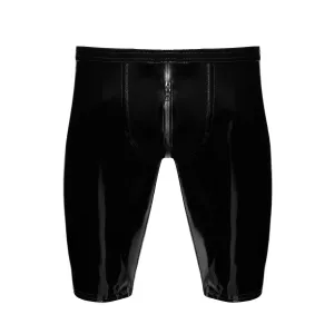 Schwarze Lack Shorts Voltage H094 von Noir Handmade Kink Royal Collection