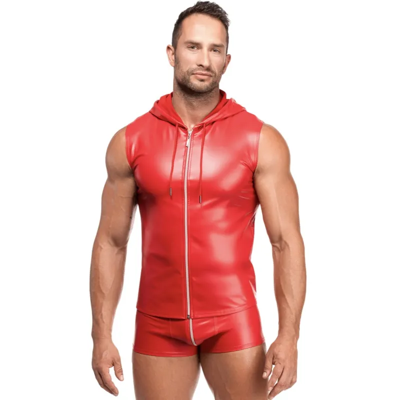 Herren Kapuzen Weste H096 von Noir Handmade Kink Royal Collection | Fesselliebe.de