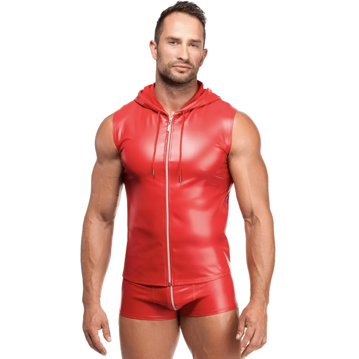 Herren Kapuzen Weste H096 von Noir Handmade Kink Royal Collection | Fesselliebe.de