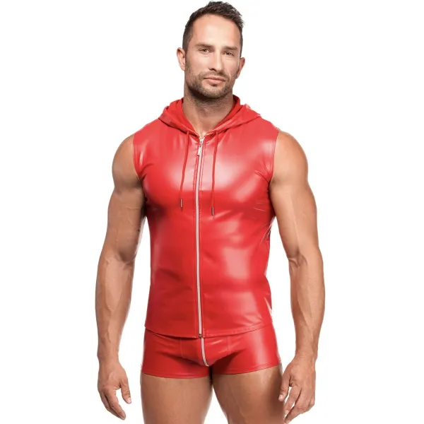 Herren Kapuzen Weste H096 von Noir Handmade Kink Royal Collection | Fesselliebe.de