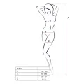 Weißer ouvert Bodystocking BS119 von Passion