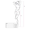 Ouvert Strumpfhose S032 rot von Passion