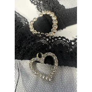 Schwarzes Set PA597540 von Passion