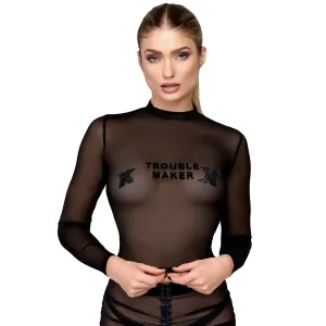 F389 Troublemaker Top von Noir Handmade