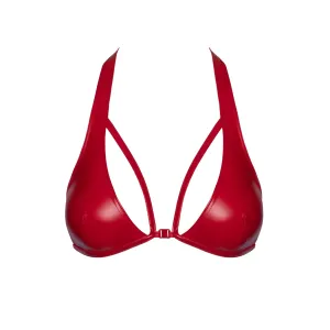 F392 Troublemaker Bralette rot von Noir Handmade